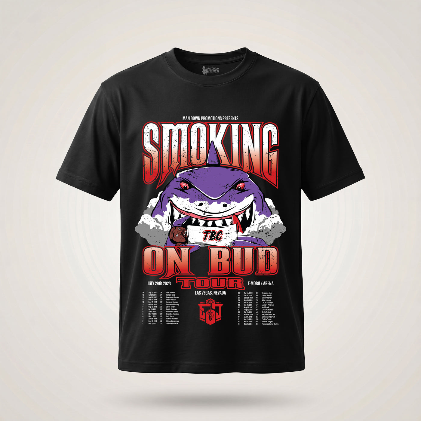 Smoking On Bud Tour Tee
