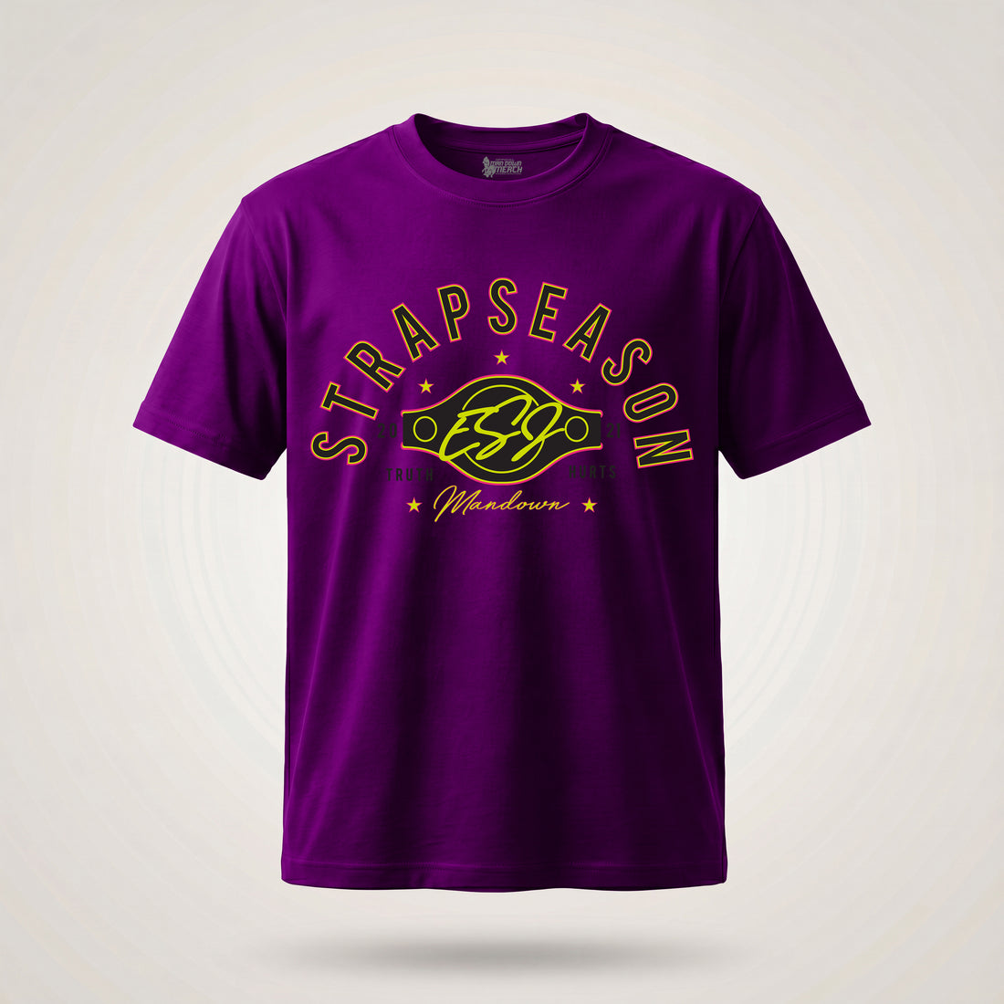 Strap Season Purple Tee
