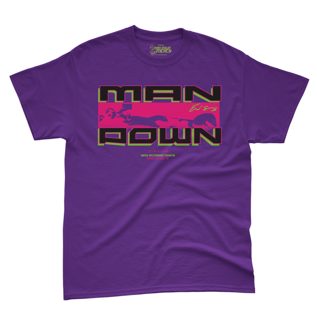 Man Down Purple Tee
