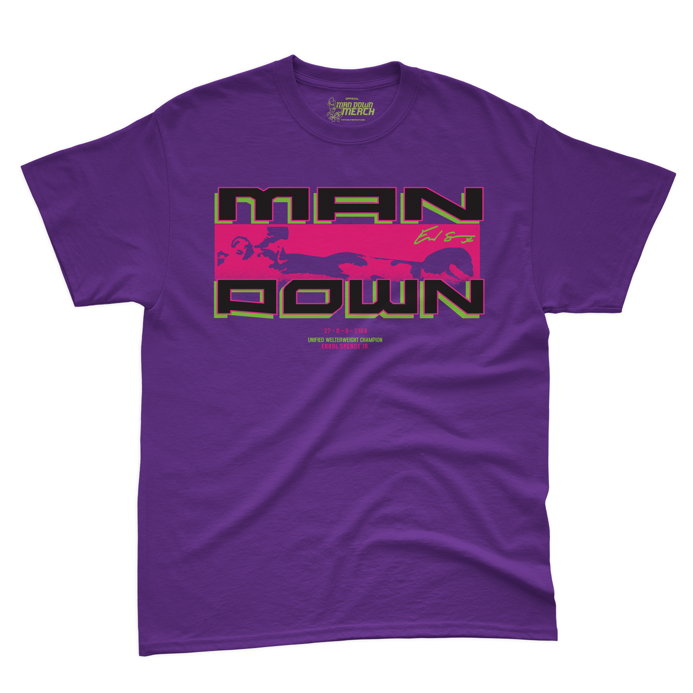 Man Down Purple Tee